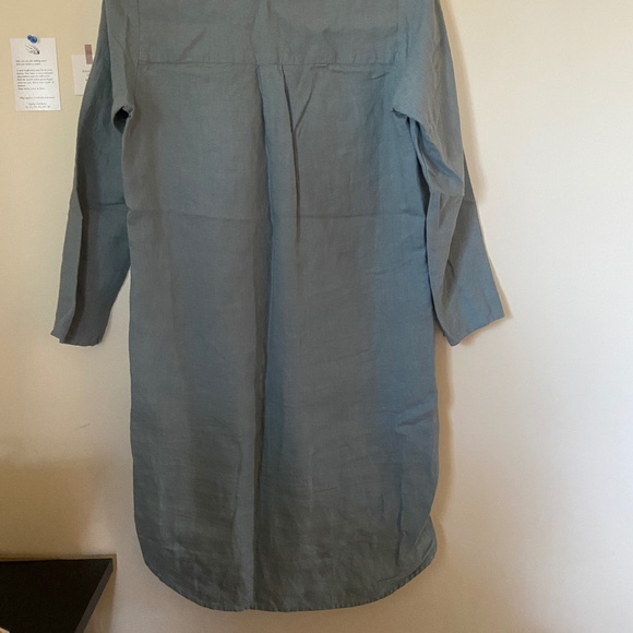 notPERFECTLINEN Elora Dress with Collar and Buttons - Picture 2 of 3